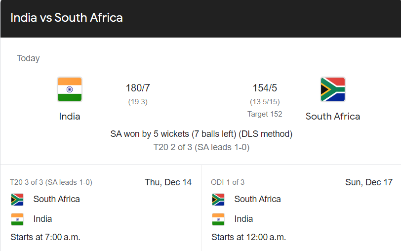 ind vs SA